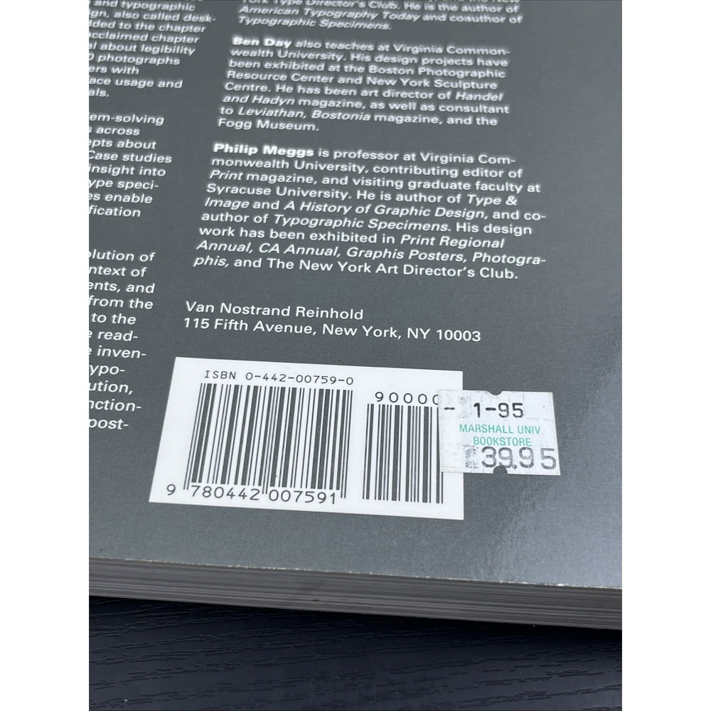 Typographic Design Form and Communication Hardcover Graphic Design Typography Bo - Picture 10 of 10